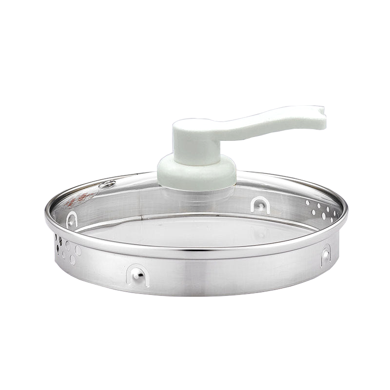 养生壶玻璃盖子配件防烫不锈钢过滤盖1.5L 1.8L 2L壶盖锅盖子通用