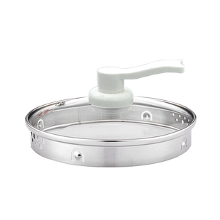养生壶玻璃盖子配件防烫不锈钢过滤盖1.5L 1.8L 2L壶盖锅盖子通用