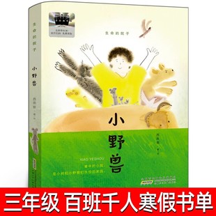 小野兽 正版西雨客著/绘 三年级百班千人寒假推荐阅读生命的院子 祖庆说3年级课外书包含小鸡失踪事件安徽少年儿童出版社