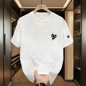 款 Mrakeai T恤亲肤透气男女通用短袖 圆领通勤风个性 Kyyds MK韩版