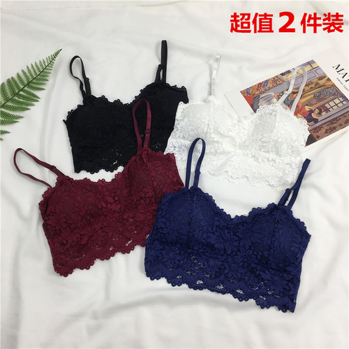 miko2法式蕾丝bralette薄款内衣