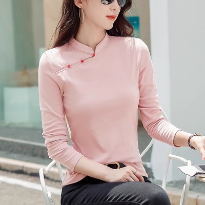 中国风仿旗袍外穿上衣女