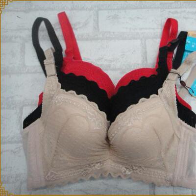 秋冬款曼迪诺丝3556简约自然蕾丝聚拢B杯文胸内衣