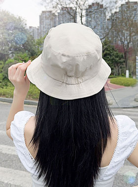 渔夫帽女夏日系百搭遮阳帽薄款