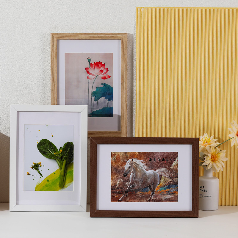 照片打印加相框摆台六空框