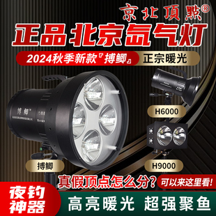 北京京北顶点四灯头搏鲫博鲫光极限H90006双头氙气钓鱼灯黑坑鲫鱼