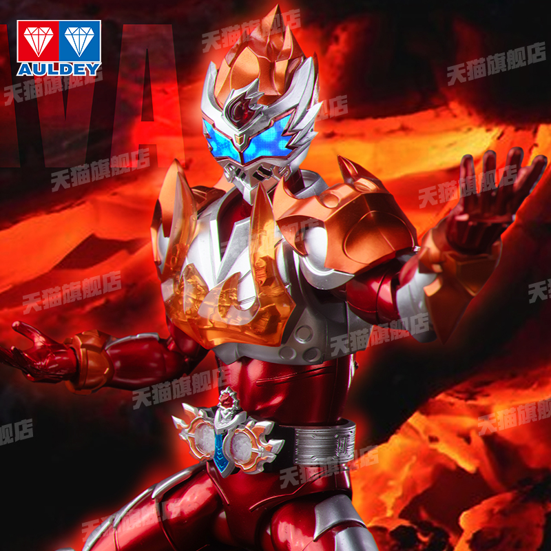 奥迪双钻铠甲勇士拿瓦成品模型