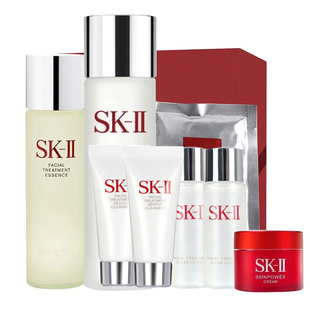 【红宝石礼盒】神仙水礼盒礼物清莹露洁面面霜眼霜