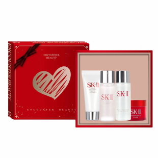 【挚爱礼盒+四件套分开小的】神仙水礼盒礼物清莹露洁面面霜眼霜