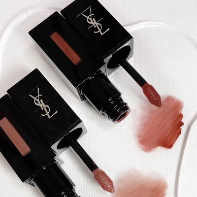 【黑管唇釉610+小金条1966】口红唇膏气垫粉底礼盒