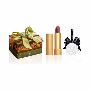 竖纹小碎花口红唇膏香水试管礼物 香薰试管222 亚克力森系礼盒