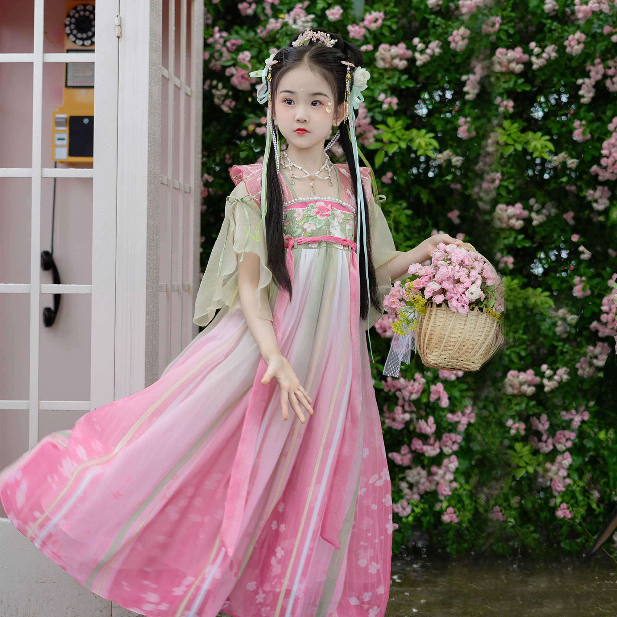 薄款襦裙洛竹汉服女夏中国风超仙图片