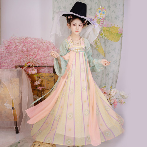 开衫吊带裙齐胸襦裙女童汉服