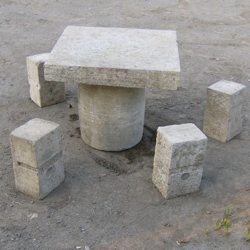 农村老石器老青石板旧石桌石凳供桌香台铺路石台阶石古建筑装修