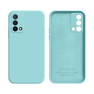 适用于OPPO K9手机壳液态硅胶K9Pro新款淡青色K9s男女保护套K9x防摔PEXM00超薄PEYM00直边PERM10磨砂PGC软壳