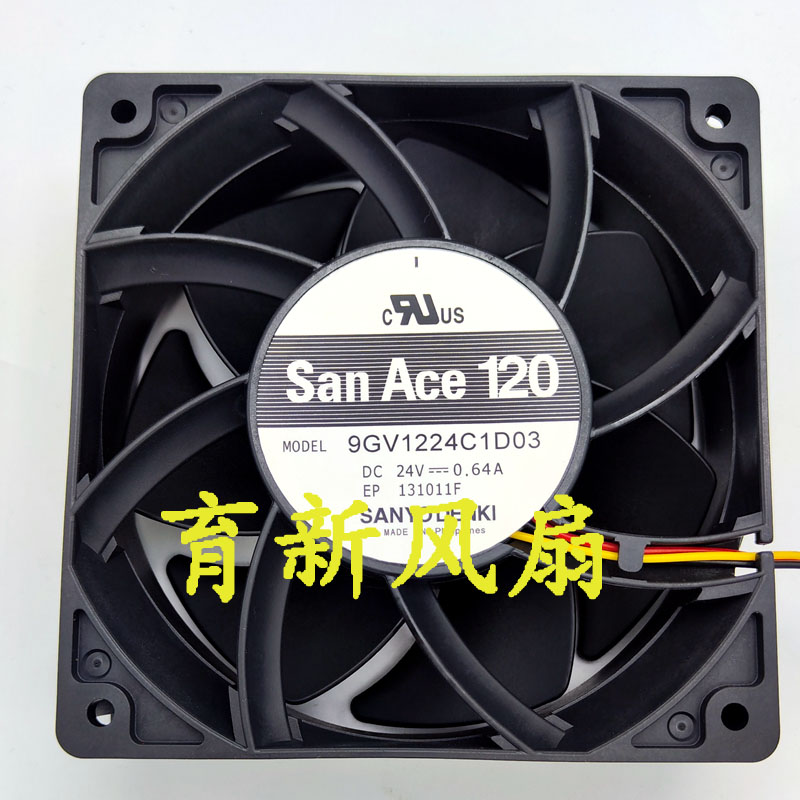 三洋9GV1224P1J04 9GV1224P1H03/C1D03 24V 12038 变频器散热风扇