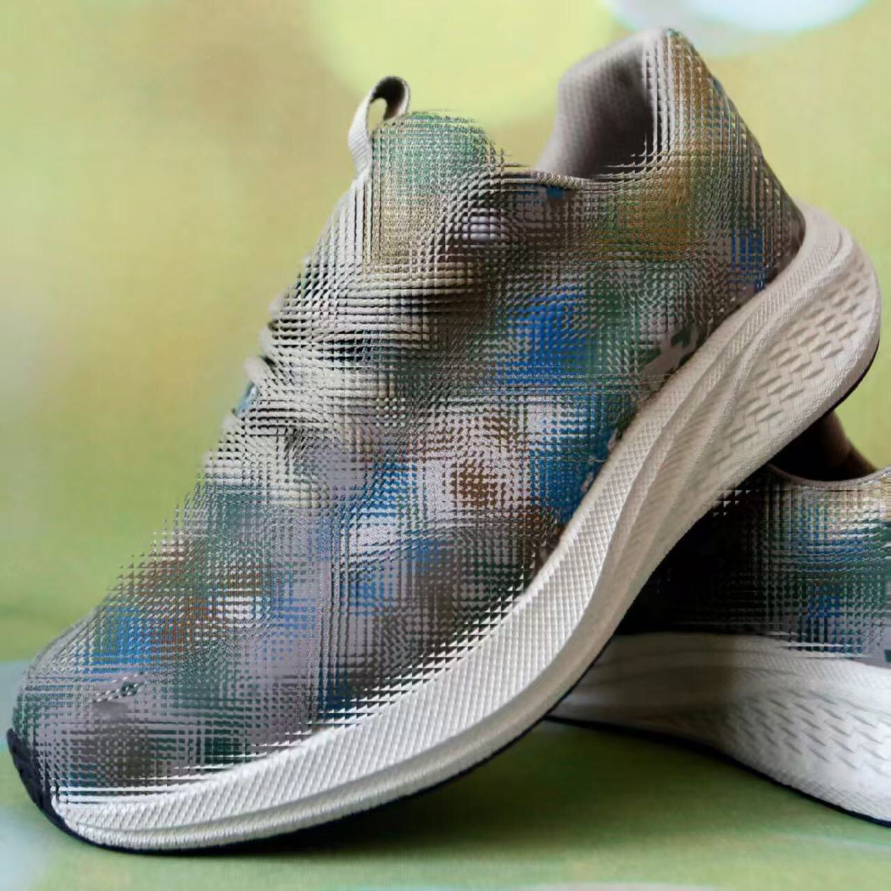 碳板超轻跑鞋迷彩魔改训练跑步减震体能作训考核胶鞋运动鞋夏季男