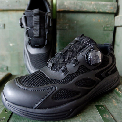 新款男鞋侧面自动扣户外夏季超轻防滑耐磨穿刺鞋底透气作训春秋款