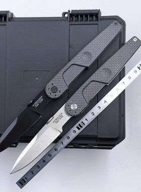 极端武力 西装暴徒碳纤维柄折刀户外野营狩猎战术防身EDC工具刀
