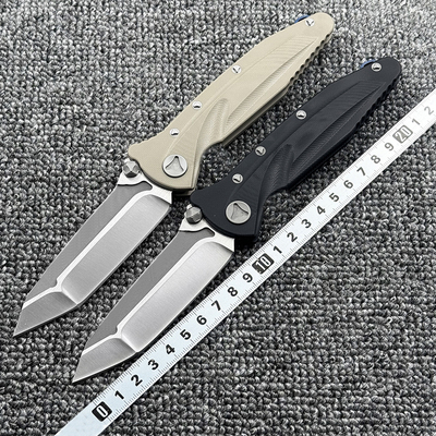 微技术三角洲G10柄折刀户外野营狩猎战术防身高硬度口袋EDC工具刀