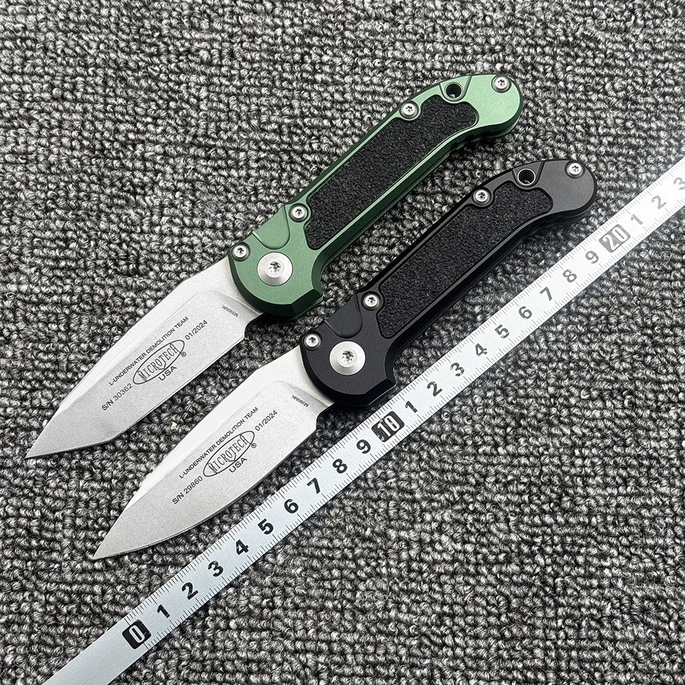 微技术 1135-10 LUDT折刀户外野营狩猎战术防身口袋EDC工具刀