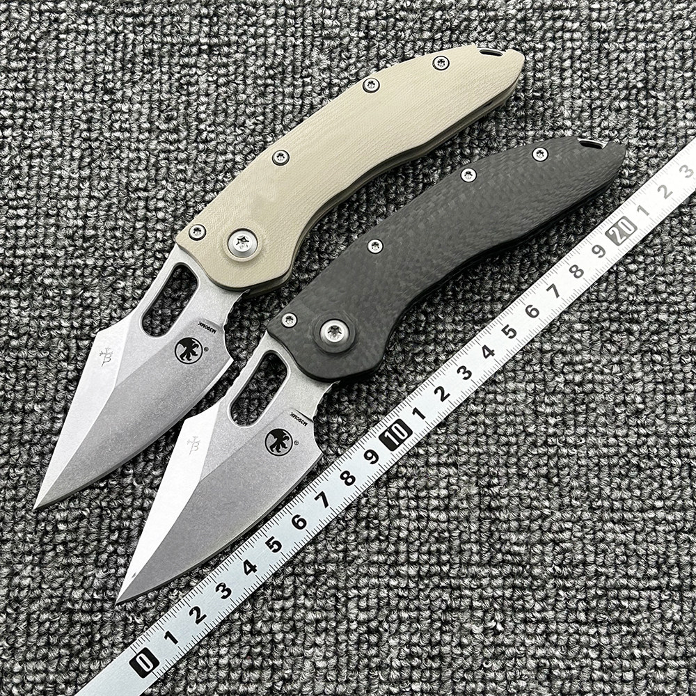 微技术史迪奇-R ‖折刀户外野营狩猎战术防身高硬度口袋EDC工具刀