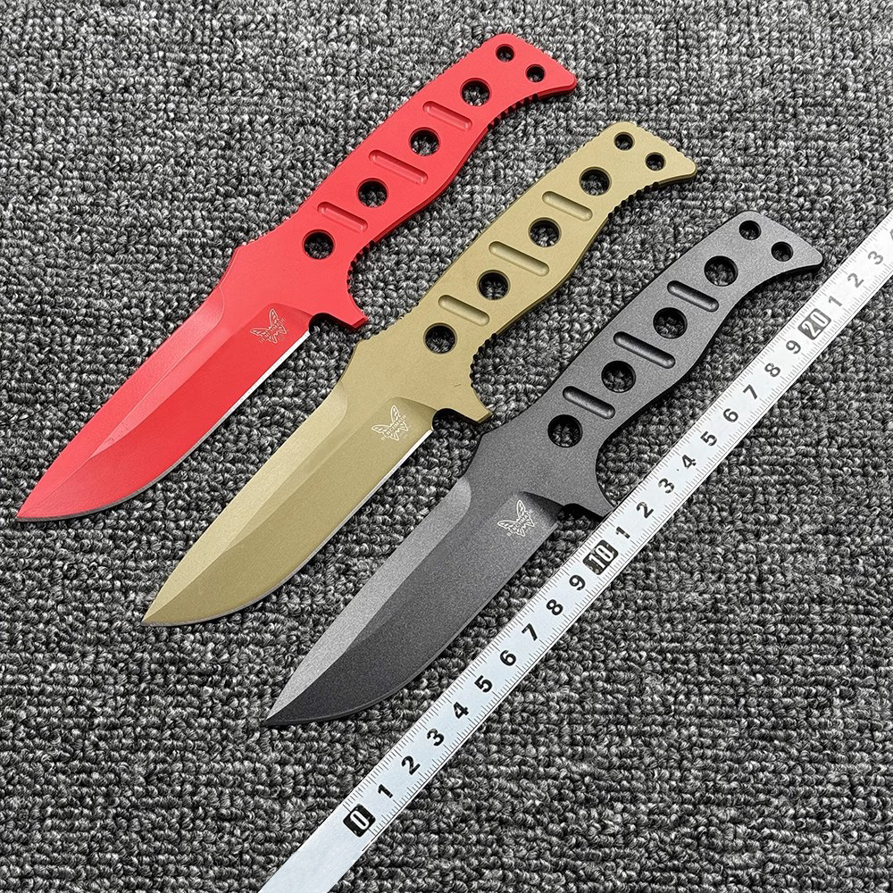 蝴蝶 BM375直刀高硬度厨房家用户外露营多功能便携工具刀
