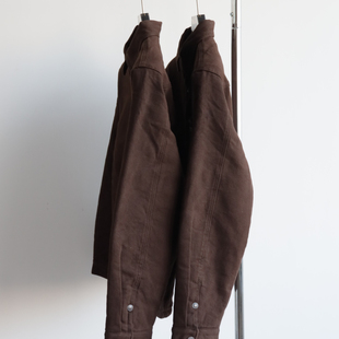 外套 潮流复古美拉德夹棉牛仔衬衫 WT940 男士 25秋冬新款