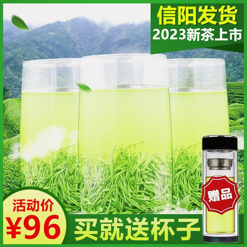 毛尖茶叶绿茶信阳毛尖2024新茶雨前特级嫩芽春茶浓香春茶散装250g