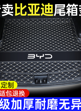 比亚迪唐汉宋plusDmi秦Proev元Plus后备箱垫海豚海鸥汽车尾箱垫子