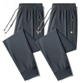 大码 男人干活穿 宽松运动速干劳保裤 冰丝工作裤 耐磨耐脏工地薄款