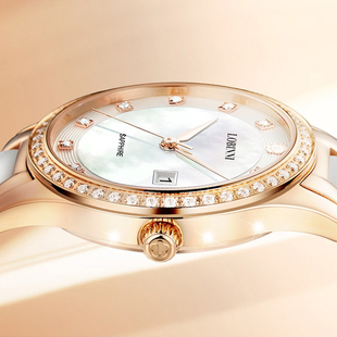 手表防水新款气质手表女女生名牌罗宾尼女表正品时尚石英2023简约