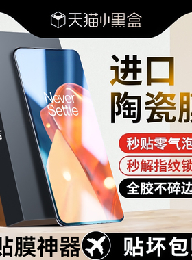 适用一加9rt手机膜一加9r陶瓷膜1+9oneplus钢化膜防窥全屏覆盖九r高端rt新款高清抗蓝光全胶保护oppo贴膜一十
