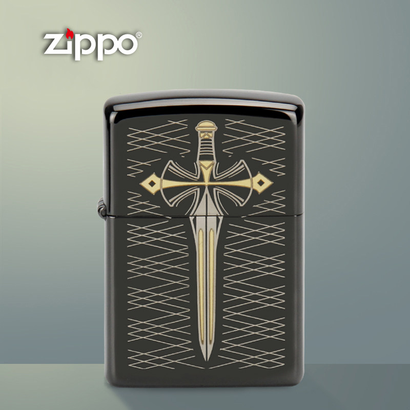 new pattern Original quality zippo Lighter Genuine Black ice ancient sword 28799 Holy Cross Wind letteringin the  ZIPPO/Swiss Army Knife/Glasses , Brand lighters and accessories ,  ZIPPO/Zippo  category - from Buy2taobao.com to provide professional Taobao agent buy service