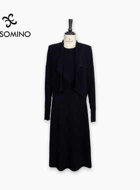 春秋针织时尚套装黑色Y424C68071