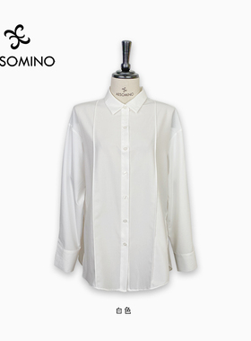 春秋长袖衬衫白色Y530C15010