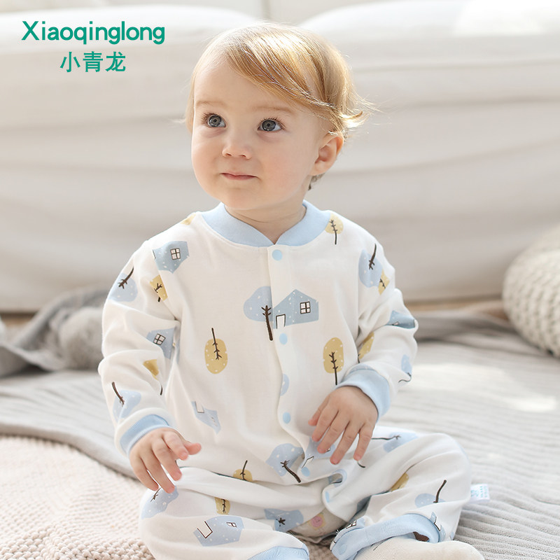 小青龙秋装新品儿童内衣套装纯棉卡通精梳棉连体哈衣娃娃,童装/婴儿装/亲子装,连身衣/爬服/哈衣,淘宝优惠券,粉丝福利购,淘宝优惠卷