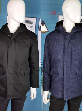 6194216865爱登堡正品时尚商务休闲棉服棉衣外套休闲服