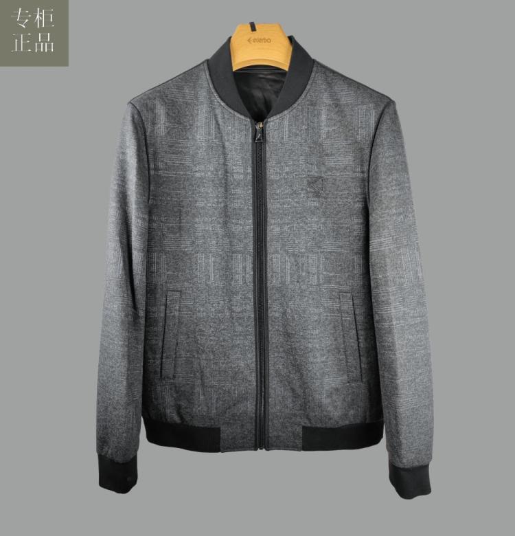 【品牌特卖】c213024305爱登堡男装专柜秋装新款夹克茄克休闲服