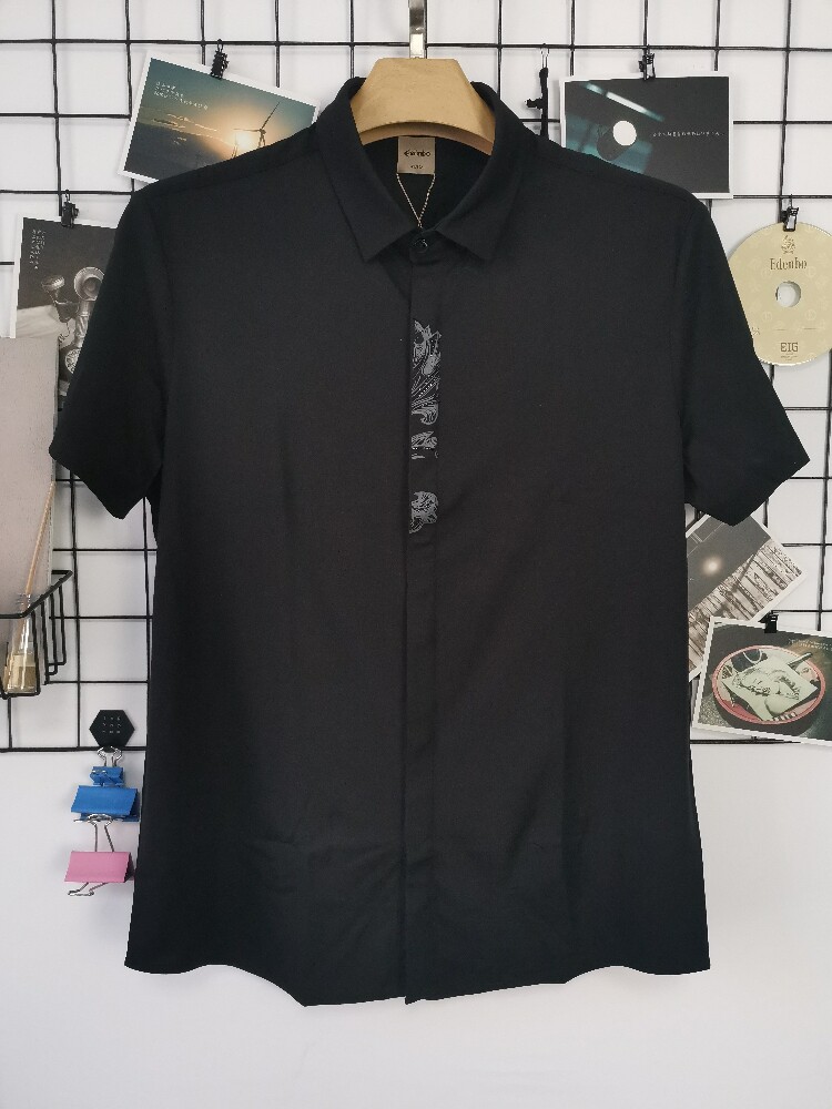 爱登堡正品新款短袖衬衫特价夏装