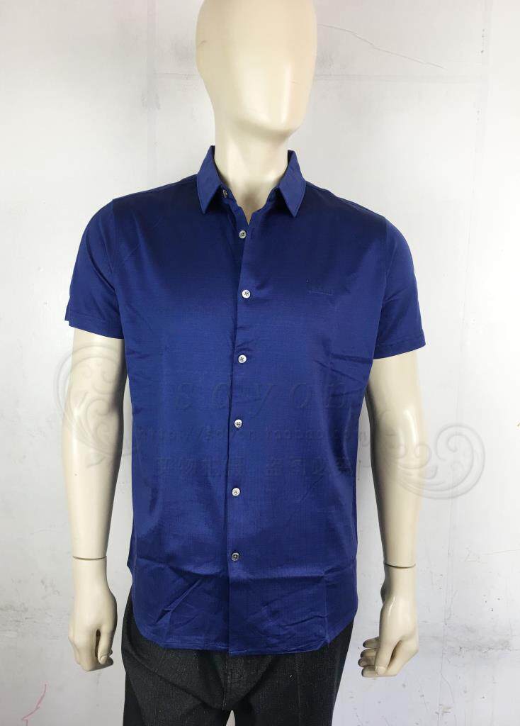 爱登堡男装正品夏装短袖衬衫87119026-01 特价