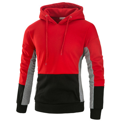 2021 fashion casual new color matching sweater men