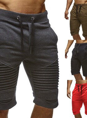 2021 summer new men's casual slim sports shorts sweatpants