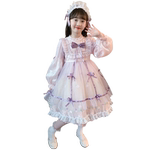 女童洛丽塔公主裙春装2026新款儿童lolita生日连衣裙女孩秋冬裙子
