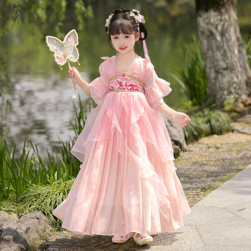 古装唐装汉服女童春夏