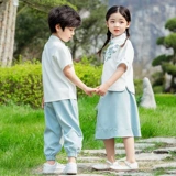 Детское ханьфу, летний костюм для мальчиков, китайский стиль