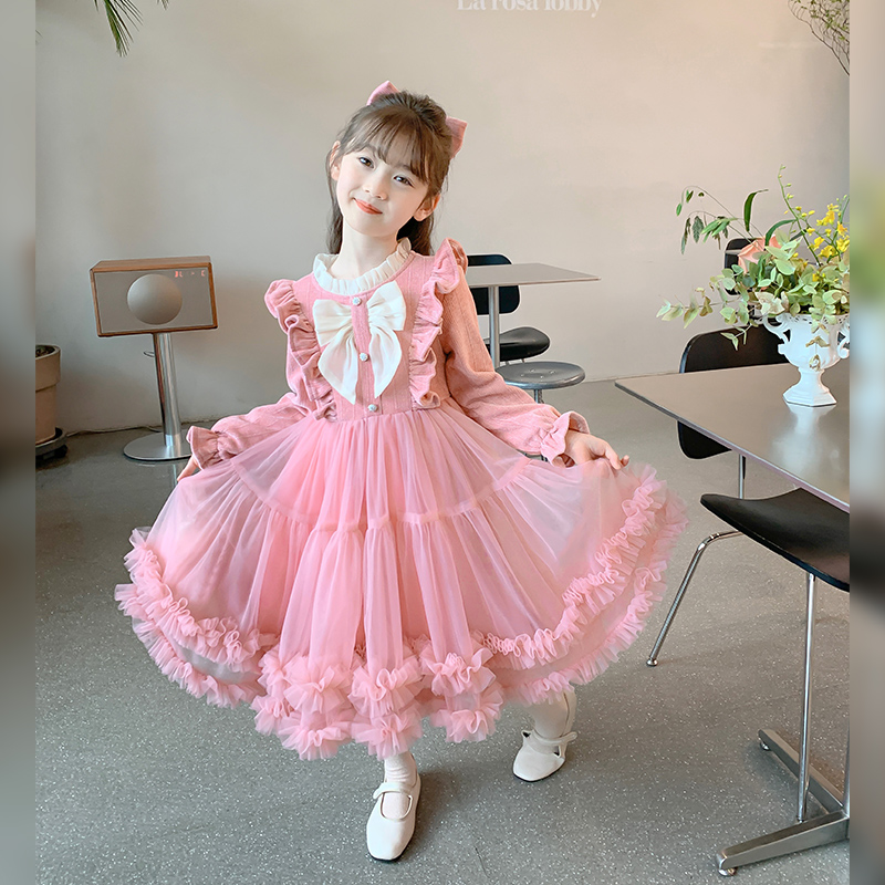 女童连衣裙春秋2025新款冬装衣服儿童春装女孩公主裙春季裙子夏