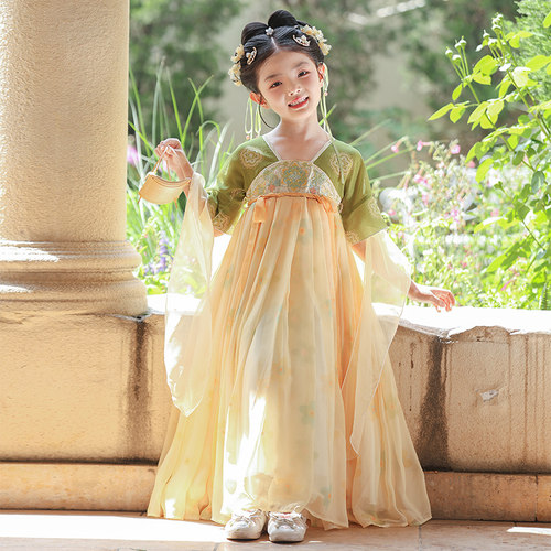 女童汉服夏季2026新款中国风儿童仙气古装连衣裙洋气女孩古风裙子