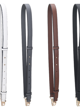 MK包包细肩带长包带配件背包带斜挎单肩可调节荔枝纹窄替换黑色