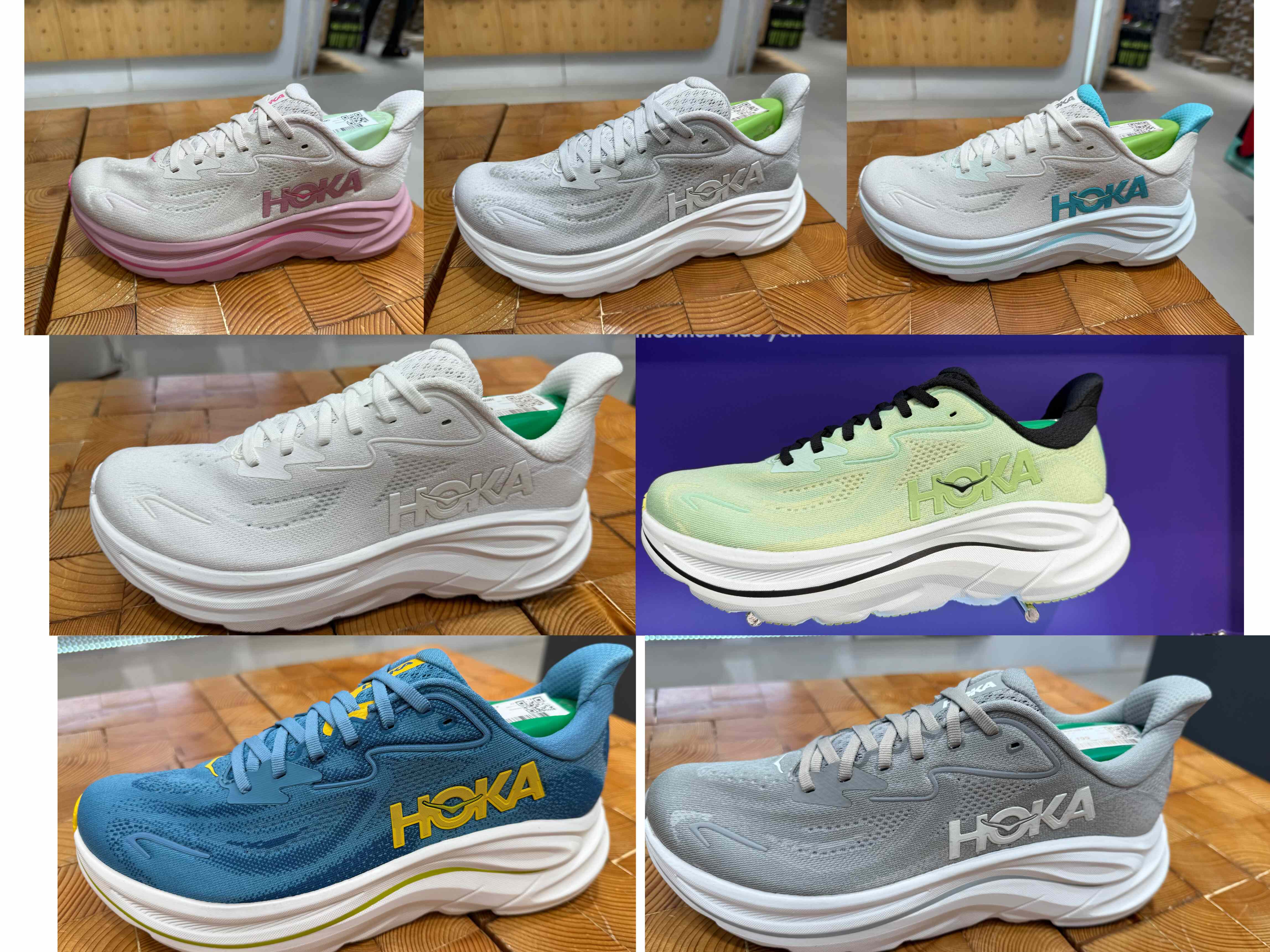 香港HOKA ONE ONE Clifton 10 男女跑步鞋1162031 1162030